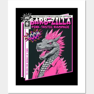 BarbZilla, a Pink-tastic Rampage Posters and Art